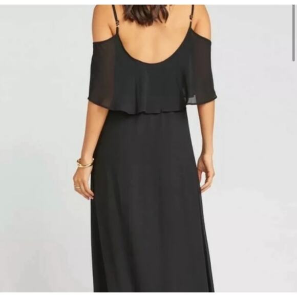 Show Me Your MuMu Maxi Wedding Formal Dress Gown Black Size XXS NEW - Picture 3 of 11